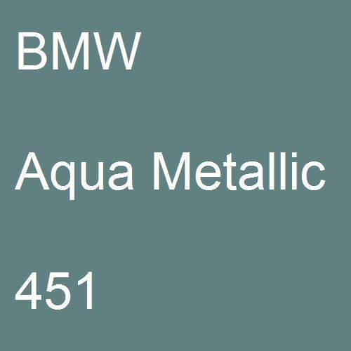 BMW, Aqua Metallic, 451.